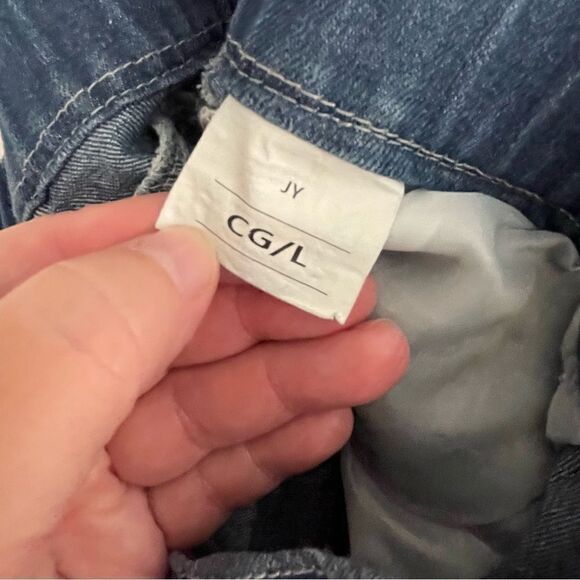 Women’s Blue Elastic Waist Pull-On Jeans Size 32 / Large - Picture 3 of 12